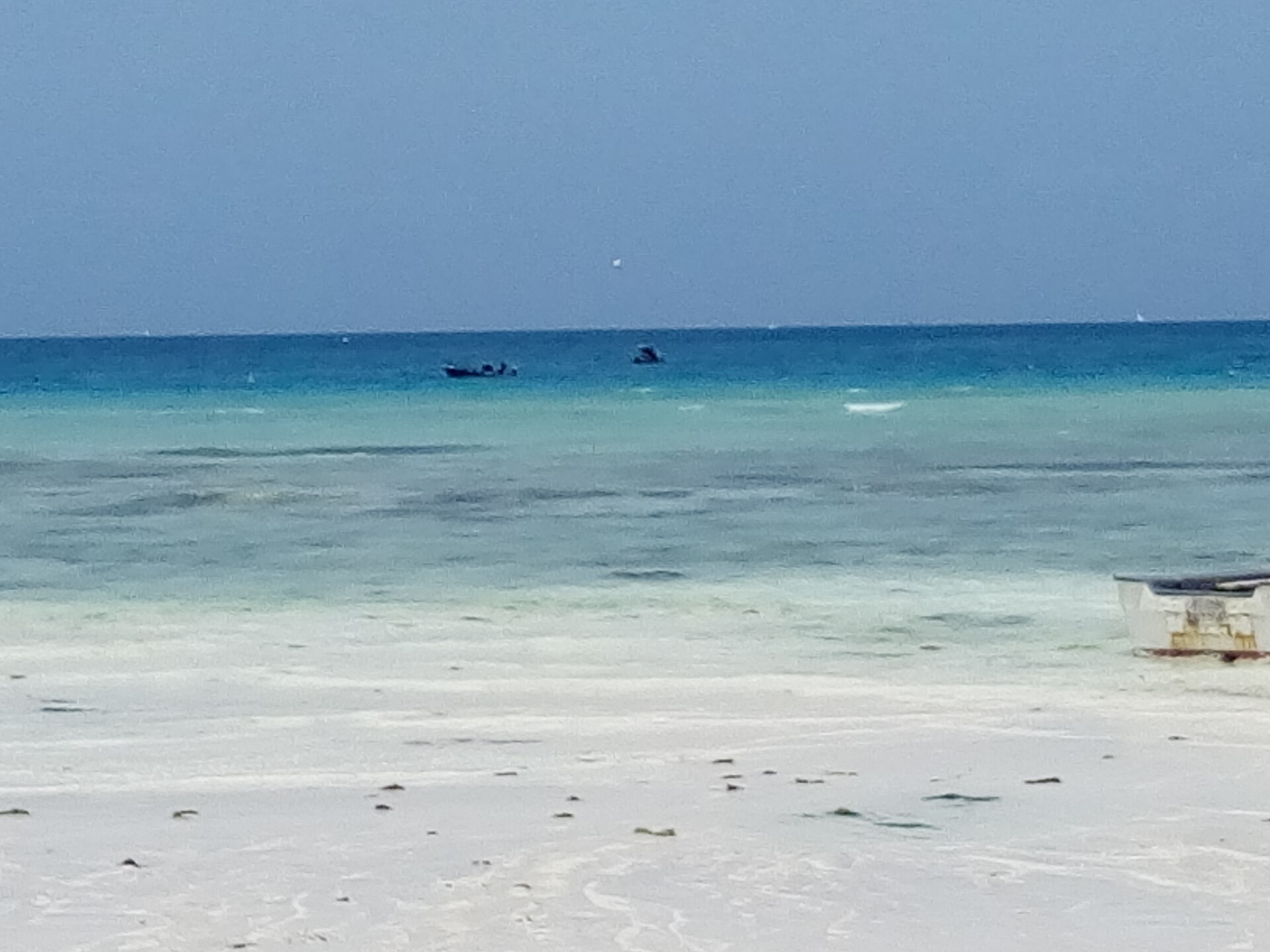 Clear water at Kendwa on the north-west coast