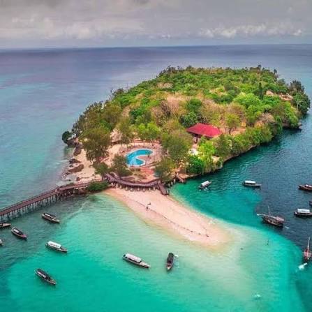 Island off the west coast of Unguja